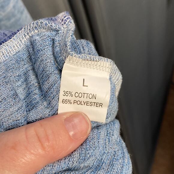 NWT Gadewake Ultra Comfy two toned blue long sleeve with pockets, size L (b21) - Picture 4 of 5